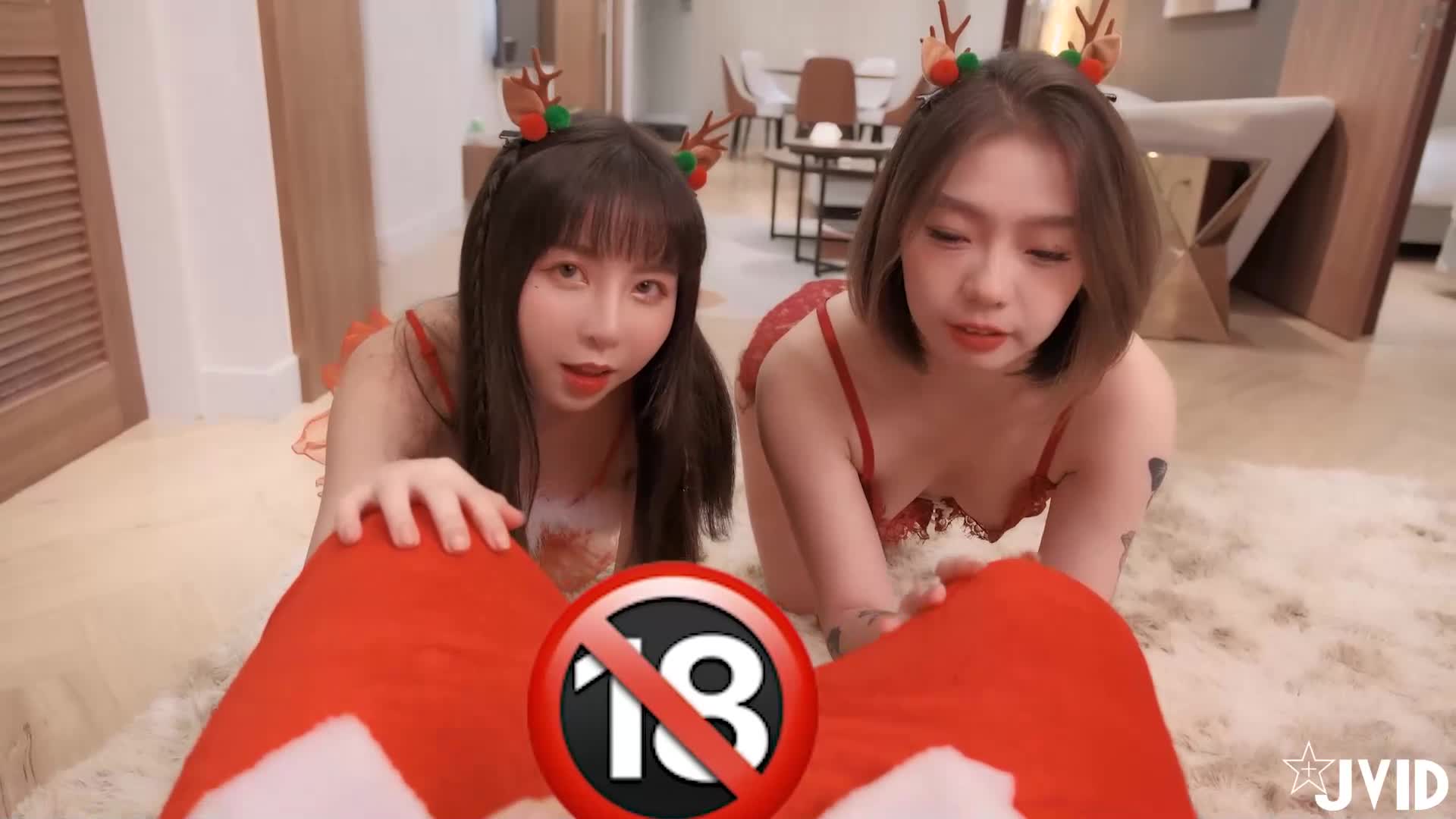 我们一起吃圣诞老人肉棒吧.